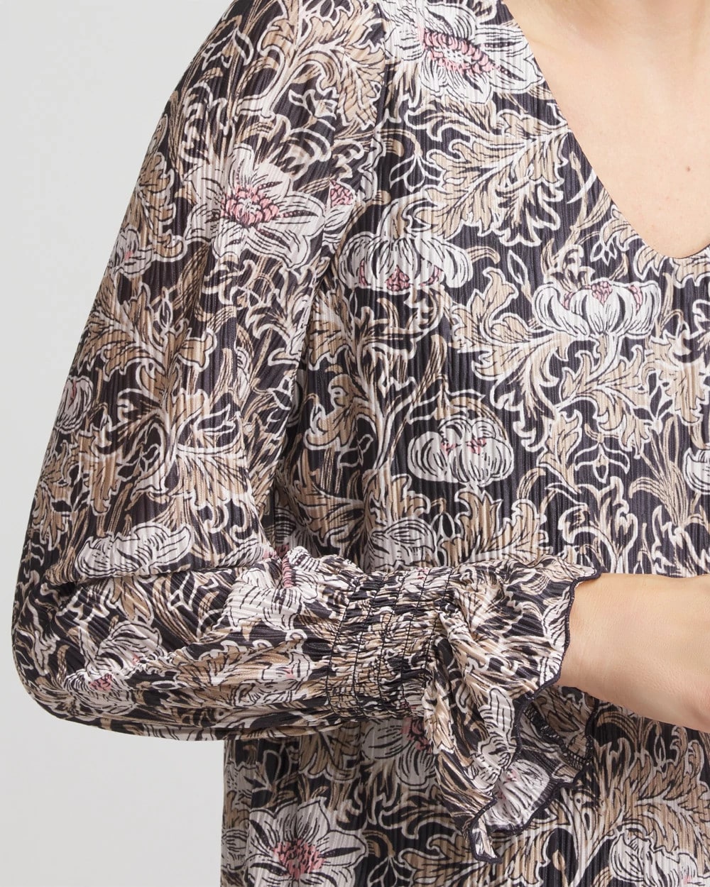 Bloom Crinkle Bodre Top