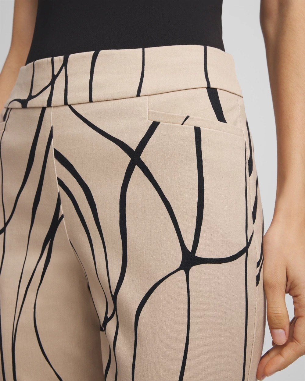 Brigitte™ Golden Leaf Slim Ankle Pants