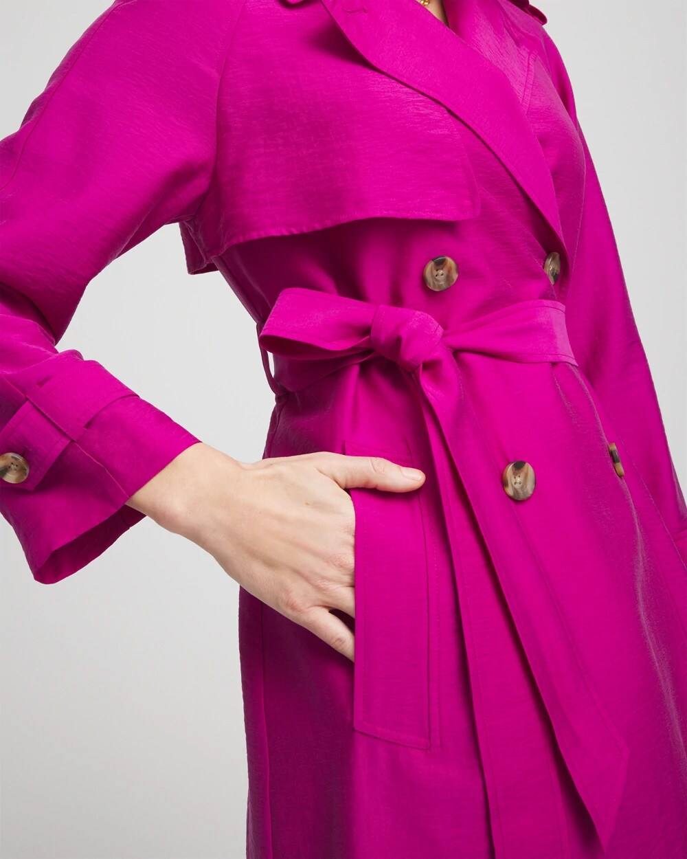 Double-Breasted Trench Coat