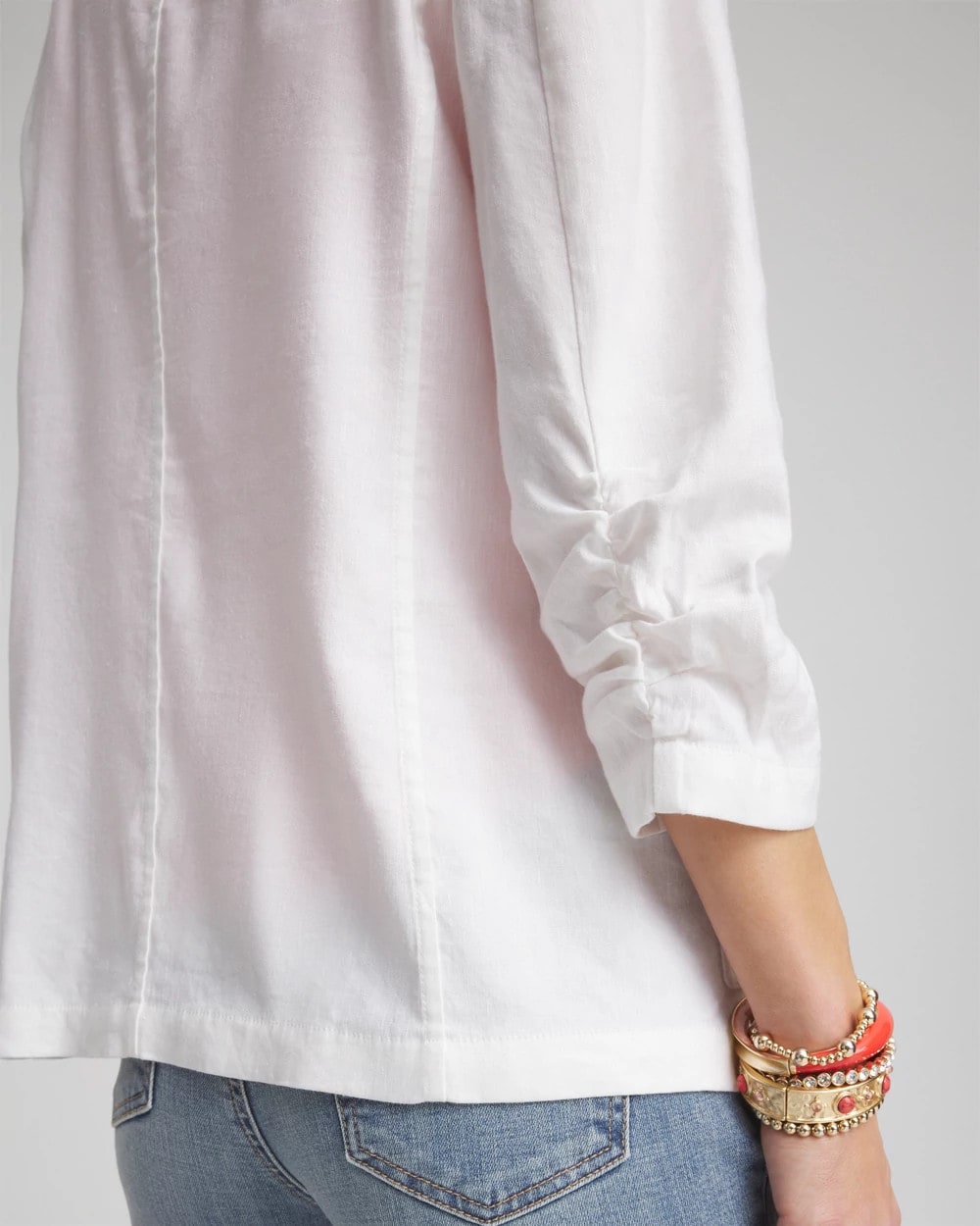 Linen Stretch Blazer