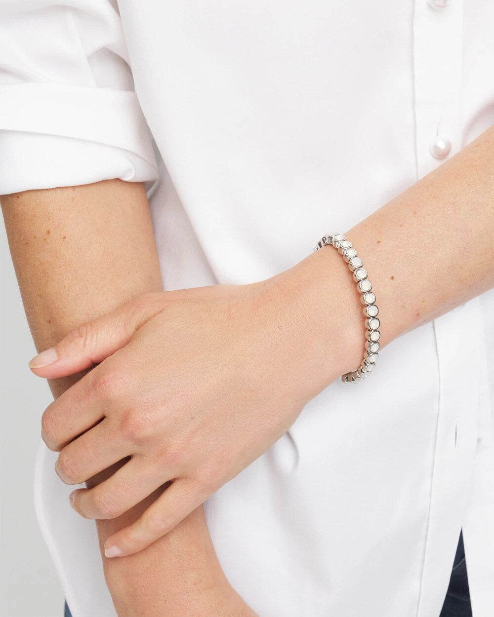 Shiny Round Stretch Bracelet