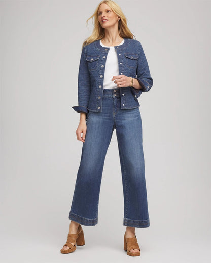 Quilted Denim Jacket
