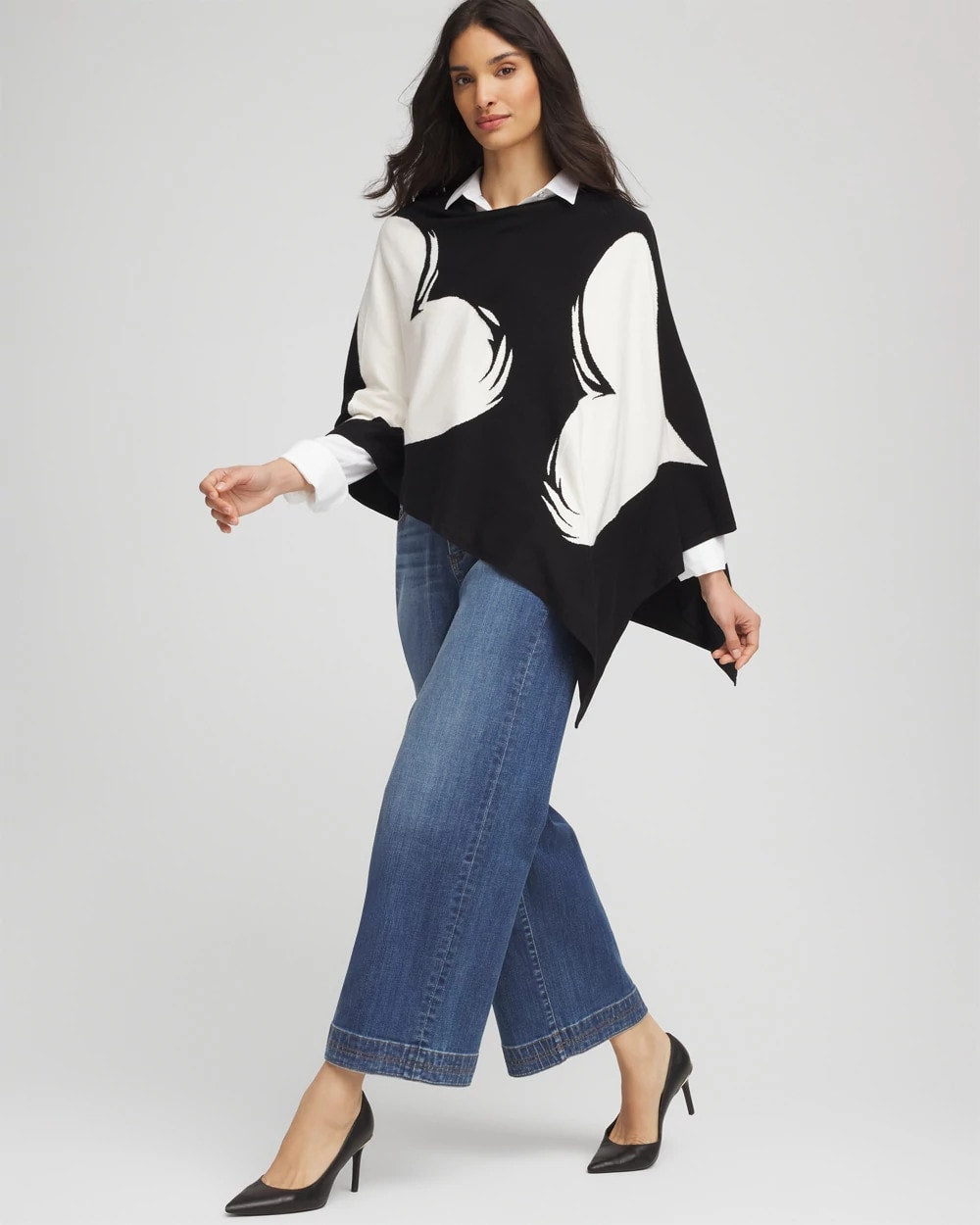 Love Brush Convertible Sweater Poncho