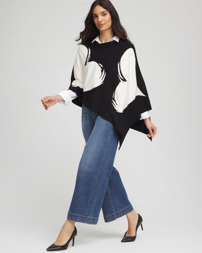 Love Brush Convertible Sweater Poncho