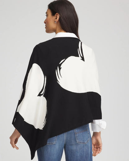 Love Brush Convertible Sweater Poncho
