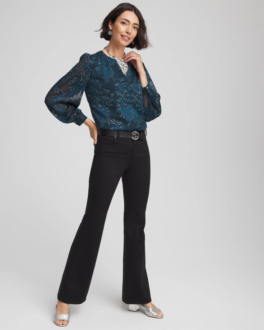 Novelty Texture Blouse