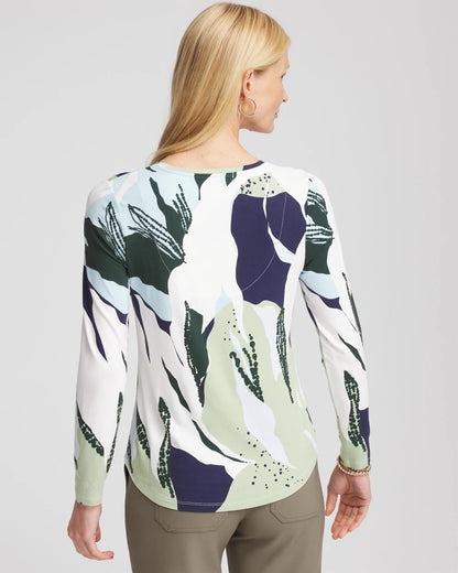 Sea-Print Touch of Cool™ Layering Tee