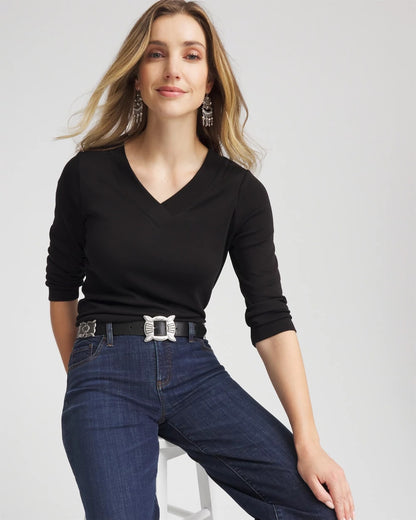 Pima Cotton 3/4 Sleeve Tee