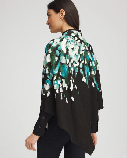 Convertible Knit Boatneck Poncho