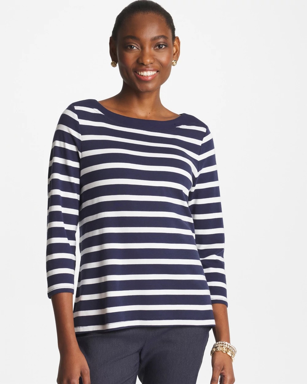 Pima 3/4 Sleeve Tee