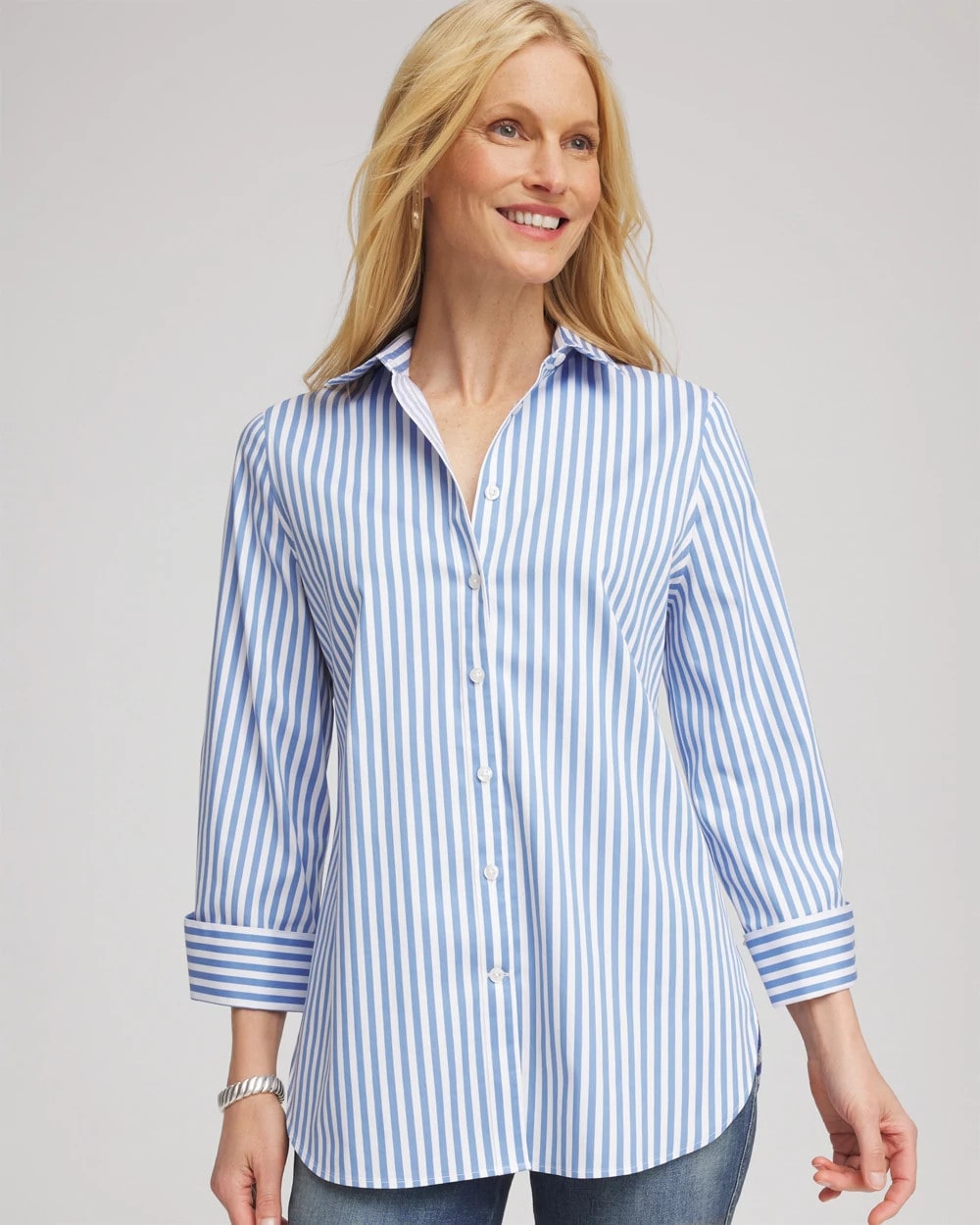 No Iron™ Stretch Striped Shirt