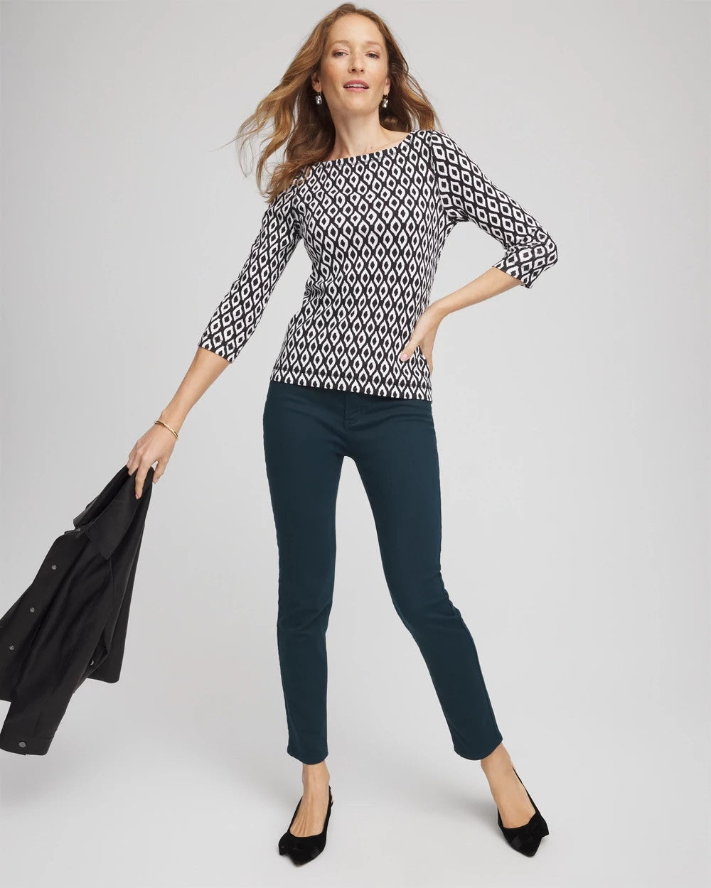 Pima 3/4 Sleeve Tee
