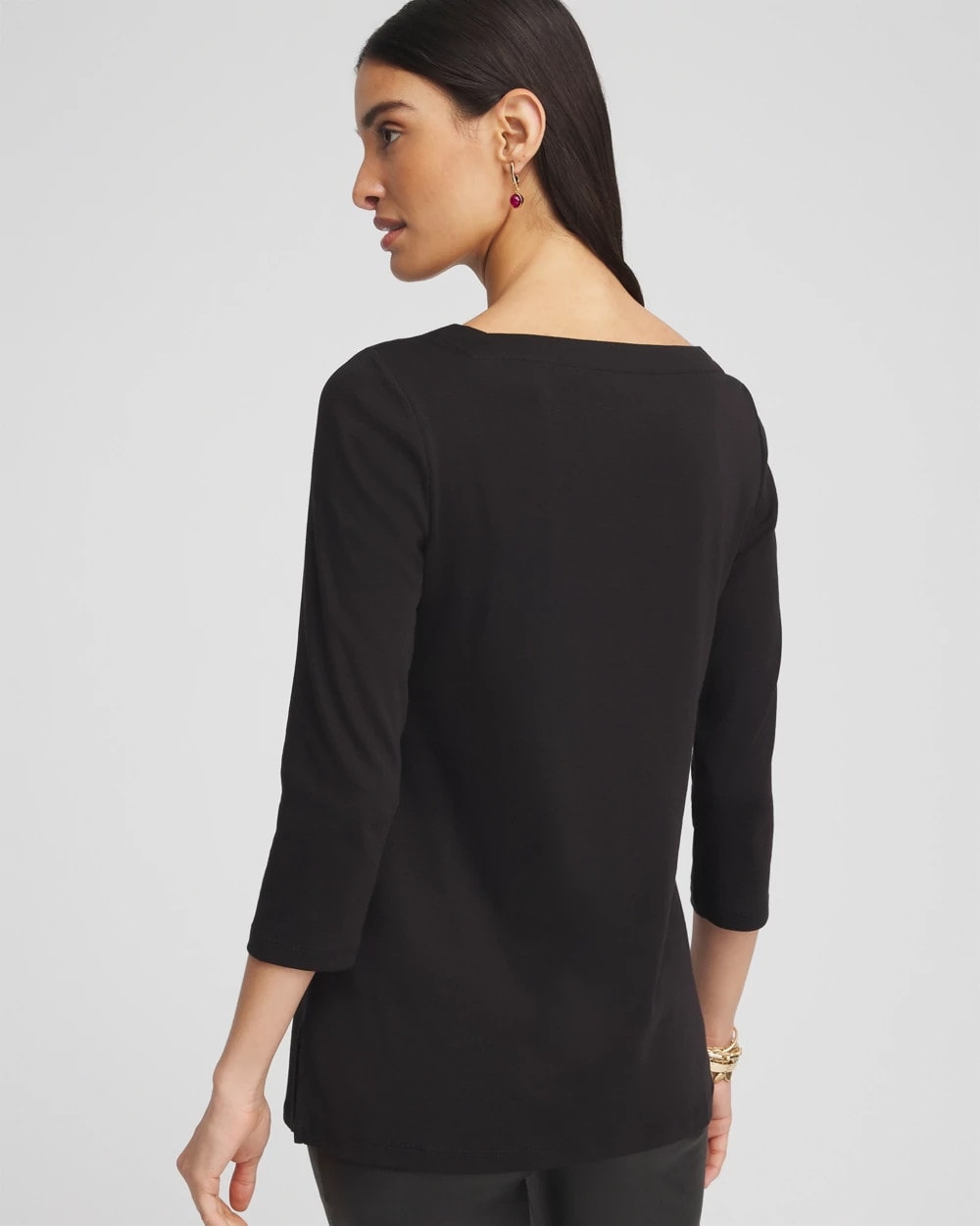 Pima Cotton Square-Neck Tunic