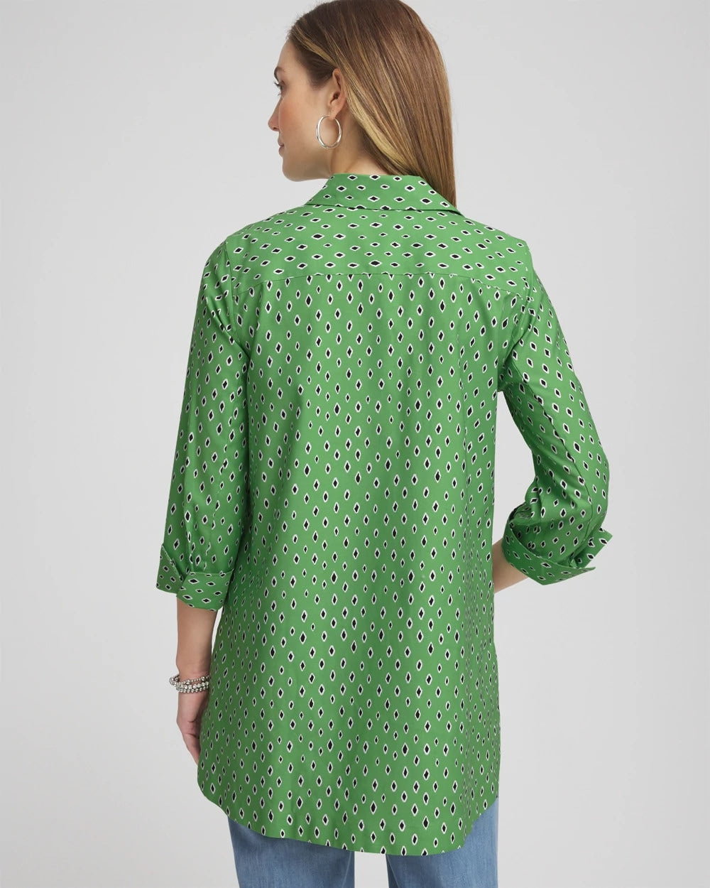 No Iron™ Geo-Print Tunic