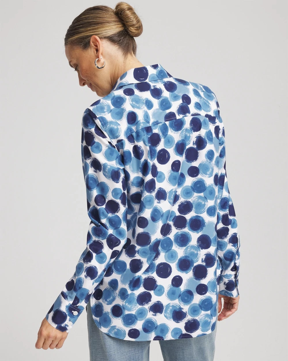 No Iron™ Printed Sateen Shirt