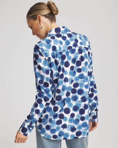 No Iron™ Printed Sateen Shirt