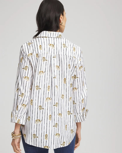 No Iron™ Leopard Graphic Shirt
