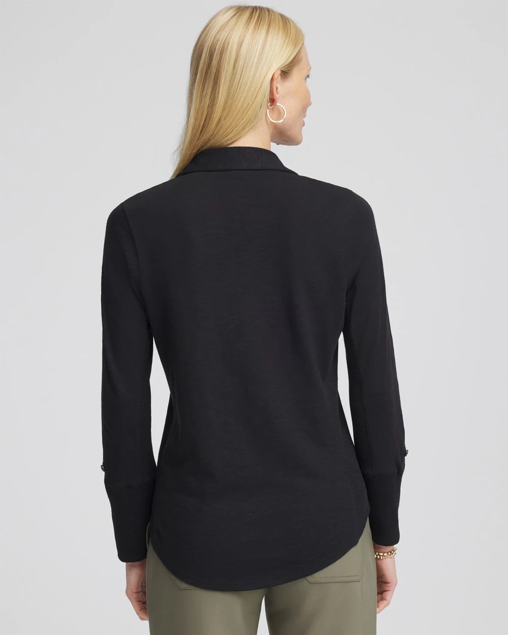 Collared Henley Shirt