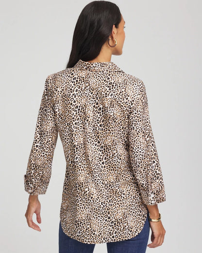 No Iron™ Leopard Print Shirt