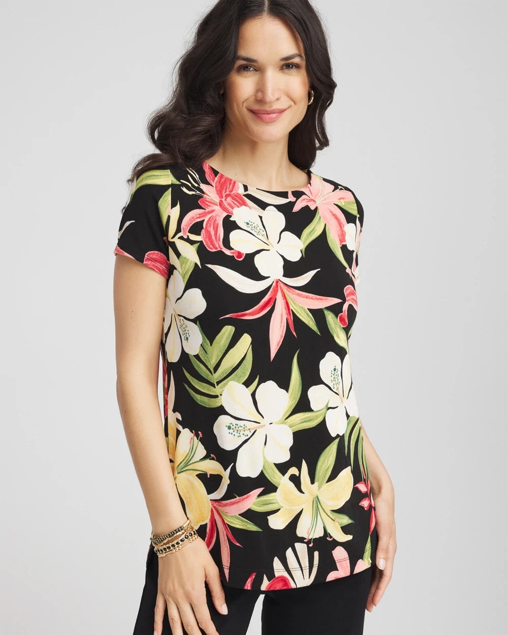 Travelers™ Tropical-Lily Tunic