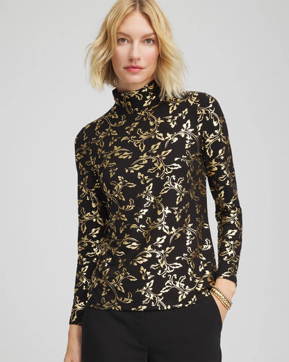 Touch of Cool™ Mockneck Layering Tee