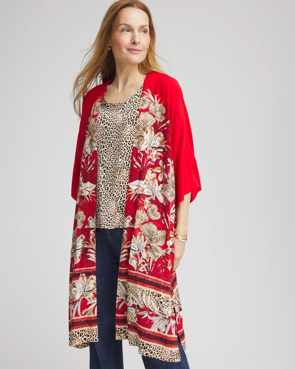 Art Nouveau Long Kimono