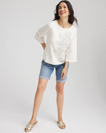 Soutache Embroidered Wildflower Top