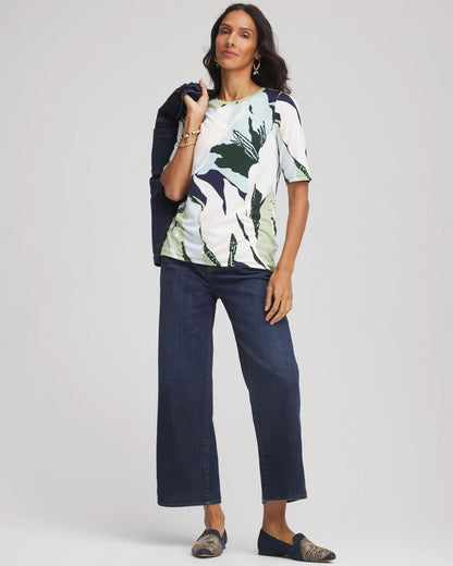 Touch of Cool™ Elbow-Sleeve Perfect Tee