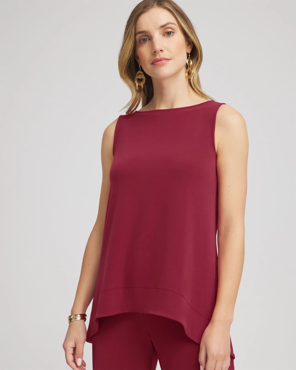 Travelers™ Knit High-Low Hem Top