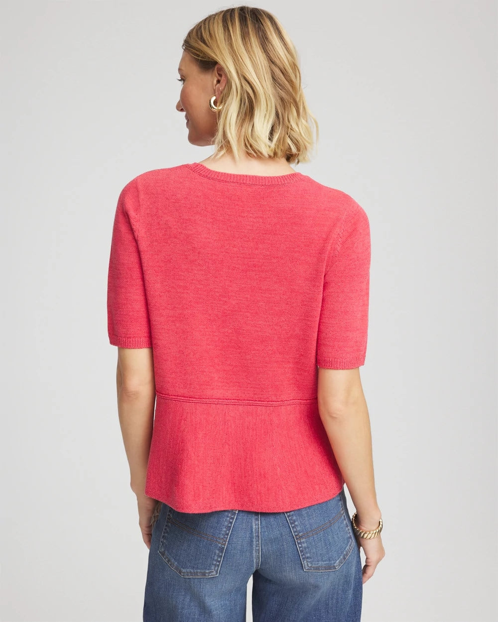 Pullover Peplum Sweater