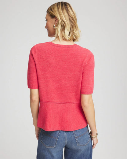 Pullover Peplum Sweater
