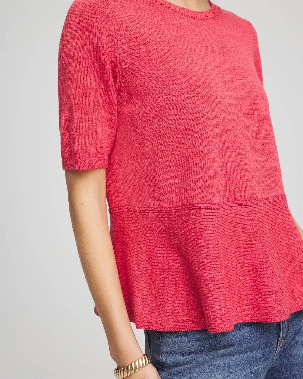 Pullover Peplum Sweater
