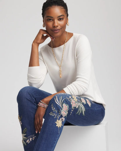 Ella Bateau Pullover Sweater