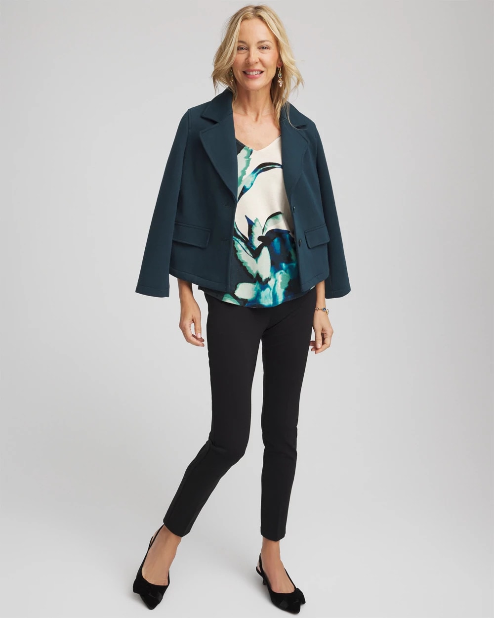 Ella Glacier V-Neck Pullover