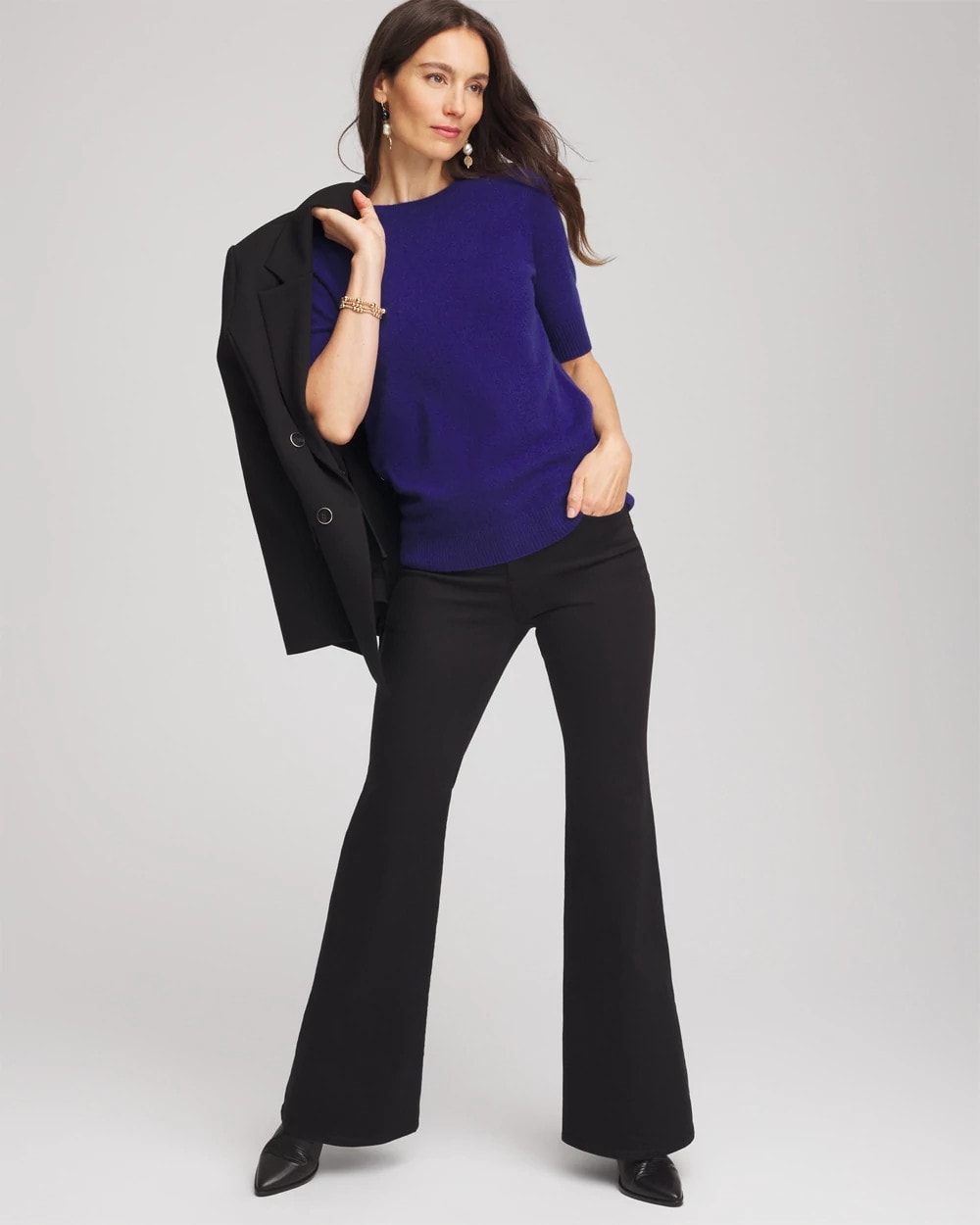 Crewneck Cashmere Pullover Sweater