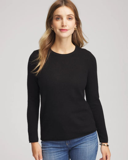 Crewneck Cashmere Pullover Sweater