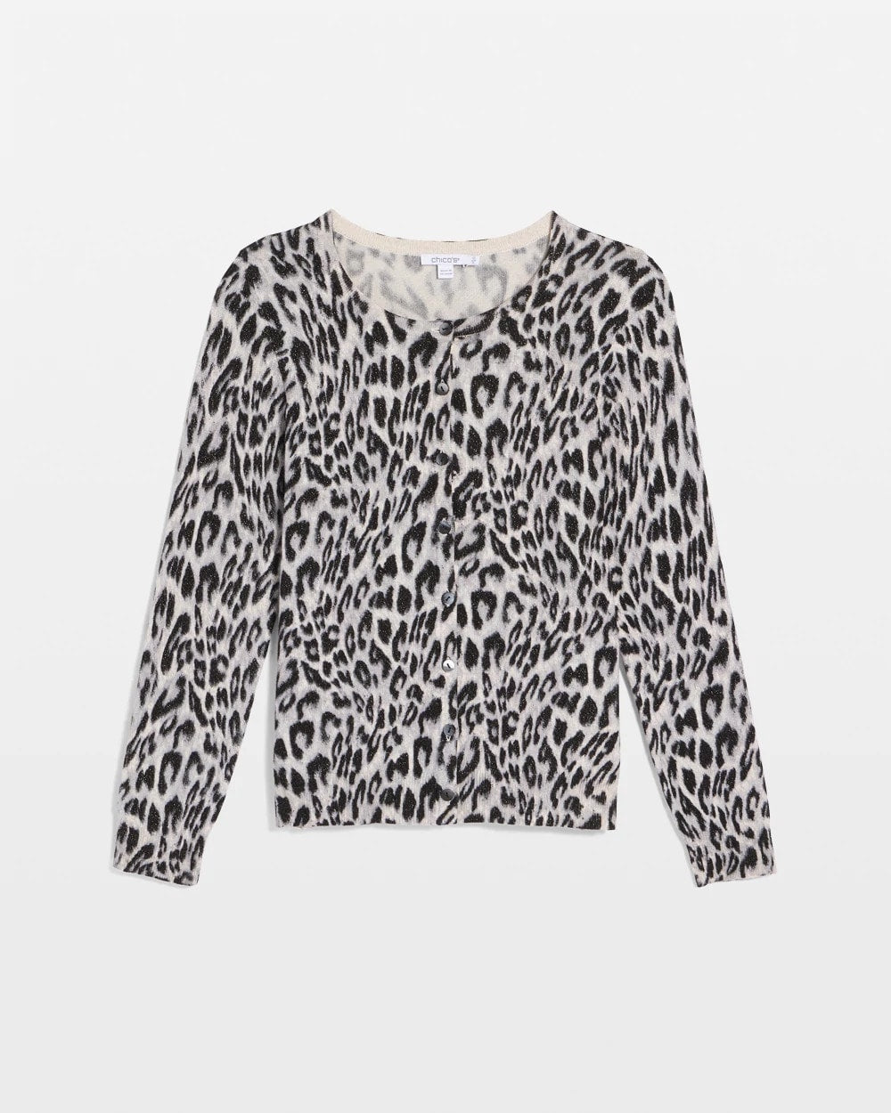 Animal Crewneck Cardigan