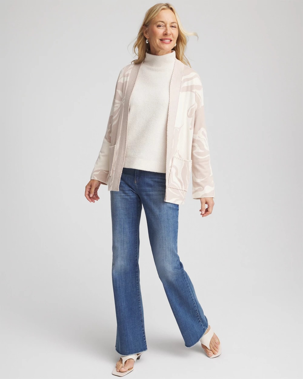 Abstract Bloom Cardigan