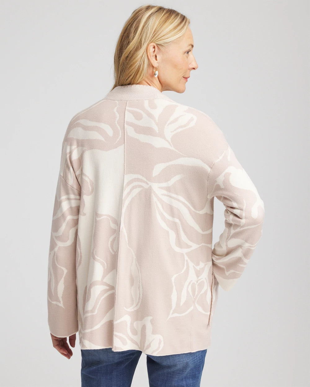 Abstract Bloom Cardigan