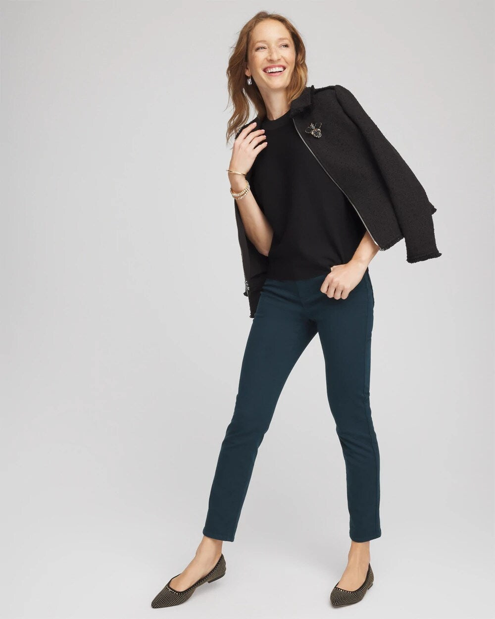 Dolman Sleeve Crew Neck Pullover Sweater