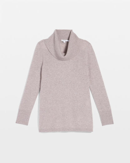 Cowlneck Cashmere Pullover Tunic