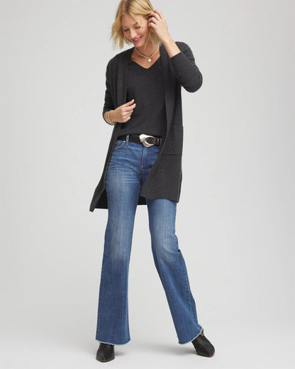 Relaxed V-Neck Cashmere Sweater