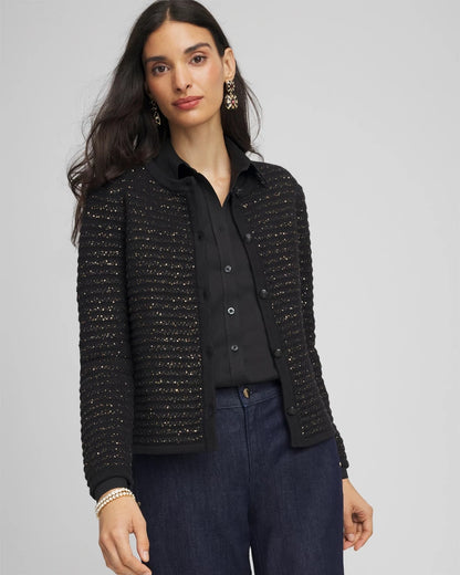 Shine Cropped Cardigan
