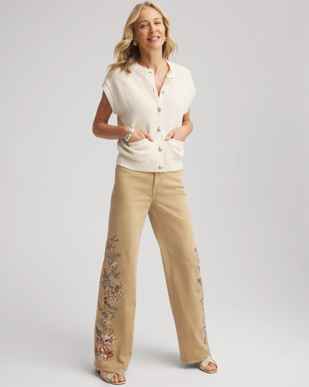 Button-Up Sweater Vest