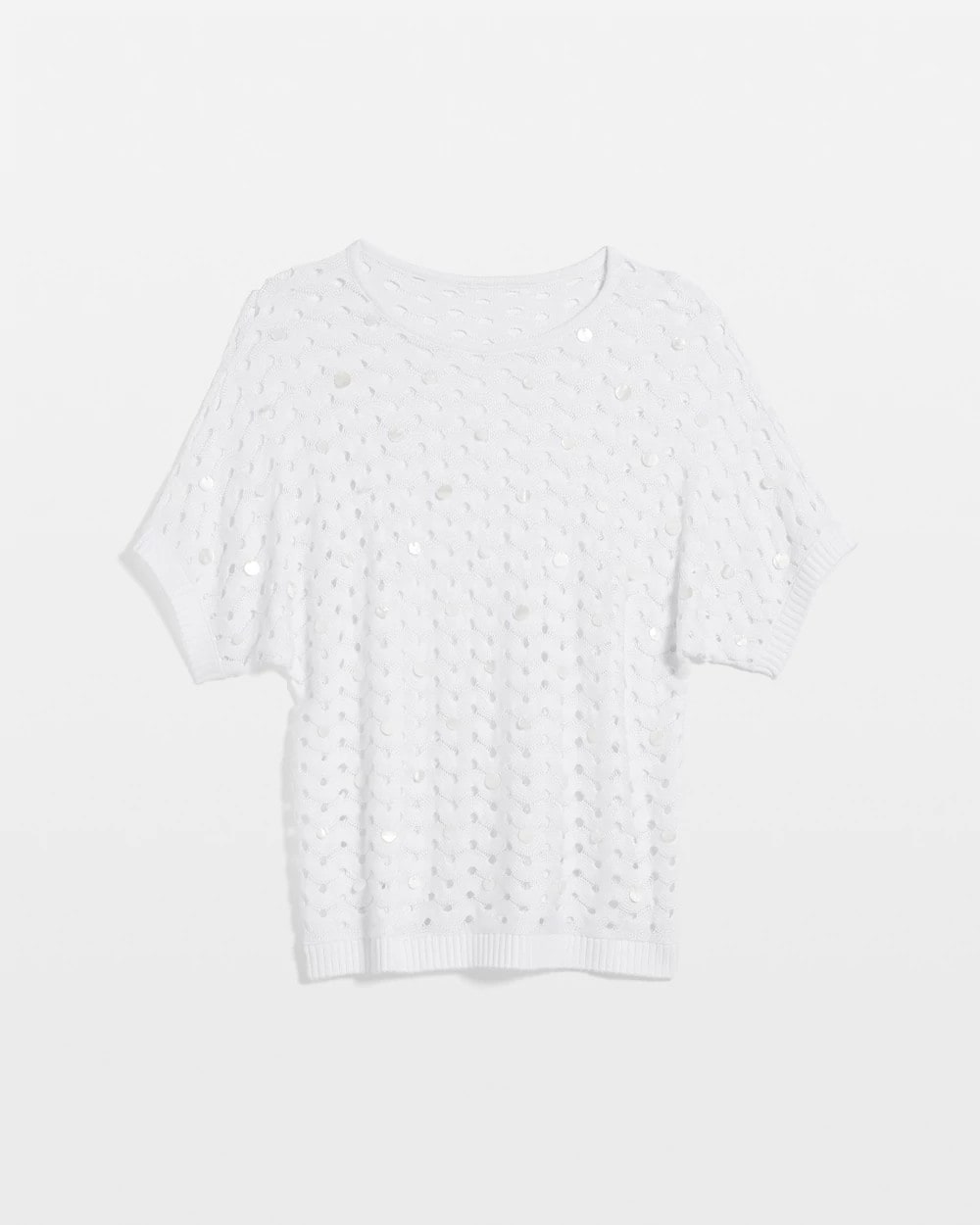 Dolman Pointelle Sweater