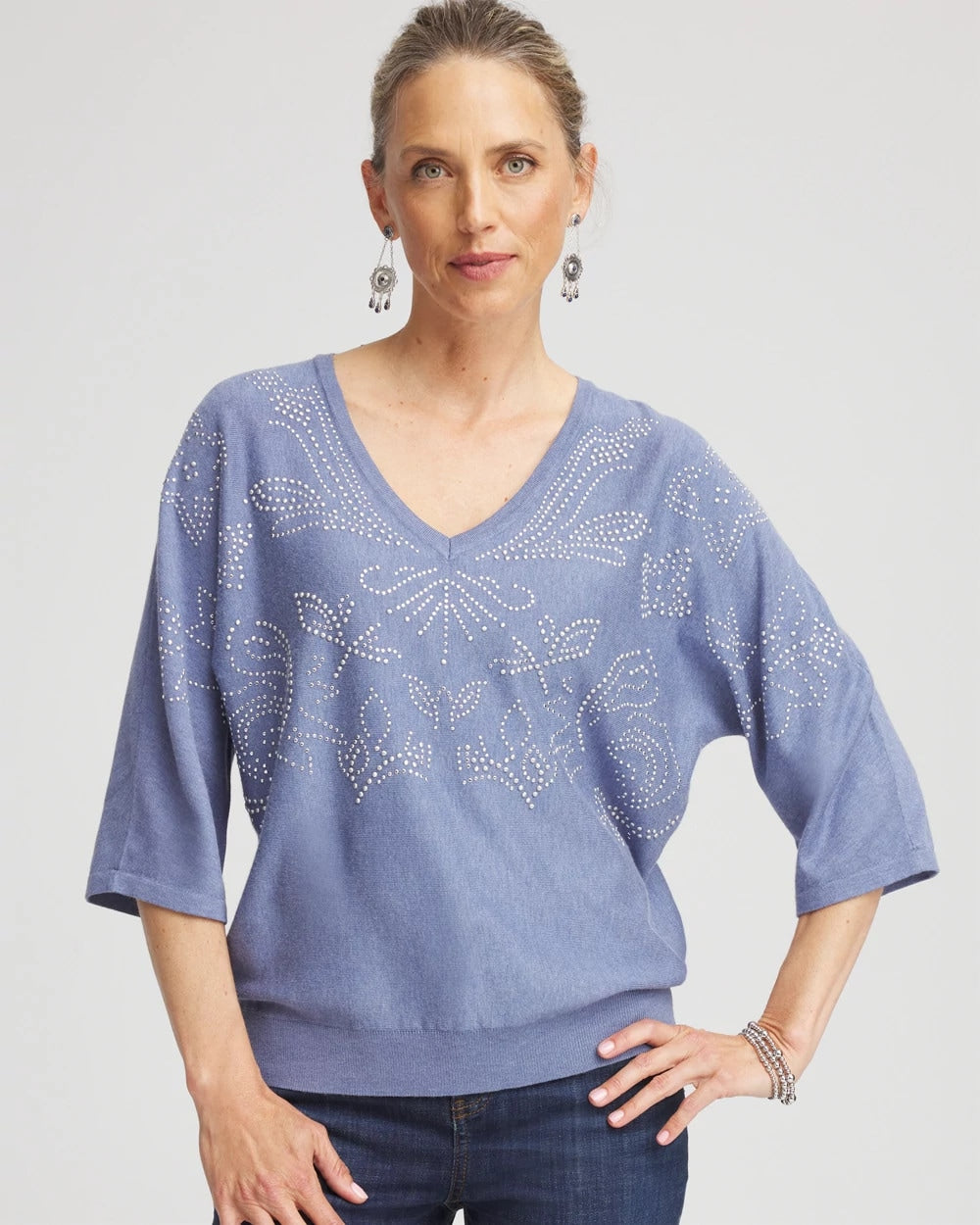 Dolman V-Neck Sweater