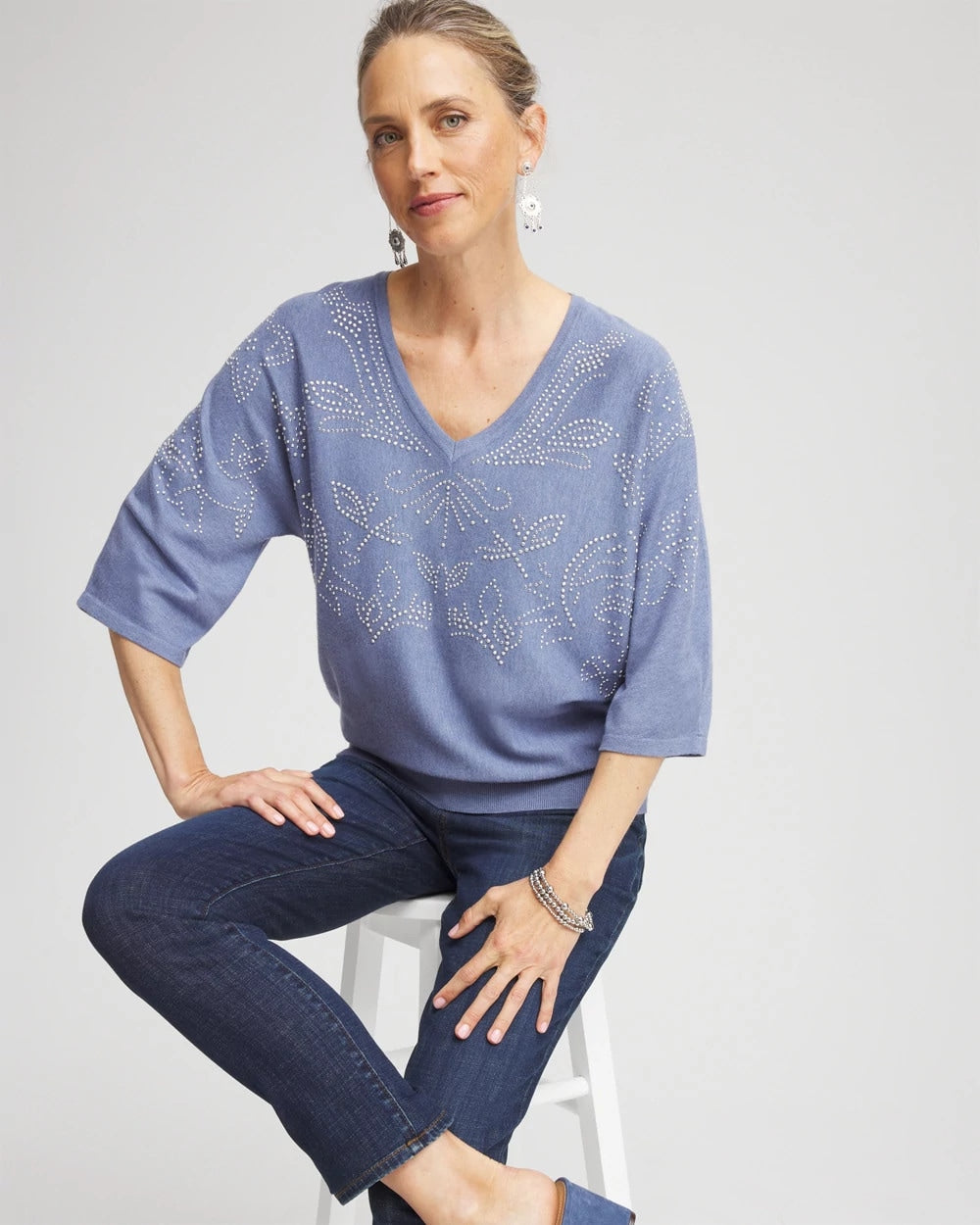 Dolman V-Neck Sweater