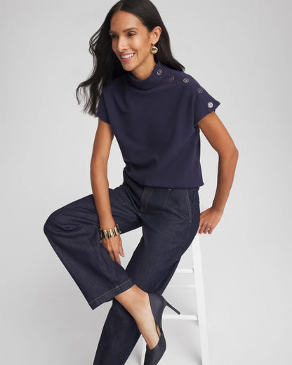 Ottoman Cap Sleeve Tee