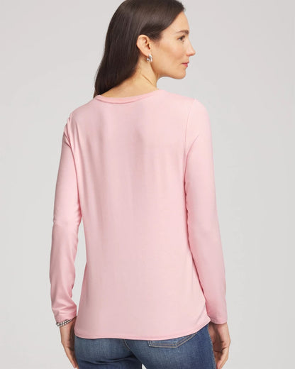 Mesh-Trim Touch of Cool™ Layering Tee
