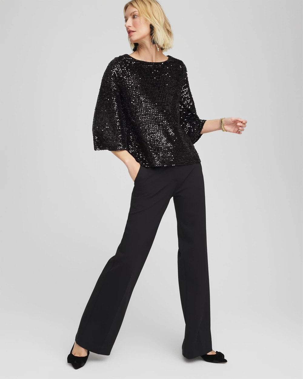 Sparkling Sequin Party Tee